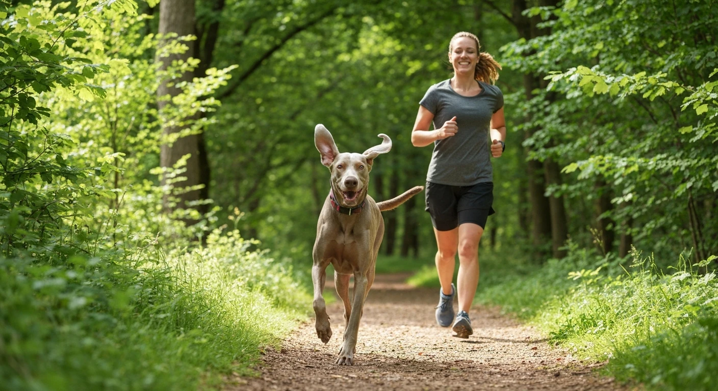 Races de chiens sportifs pour courir et randonner